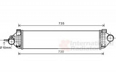 VAN WEZEL 18004473 -  Интеркулер